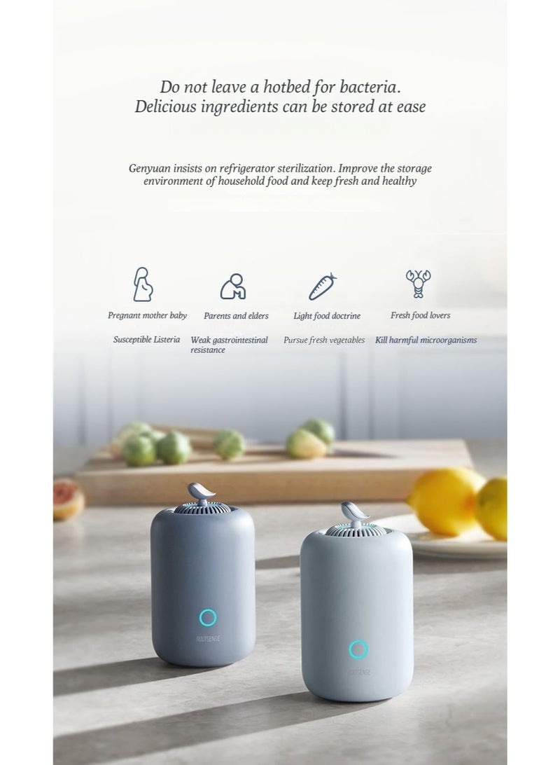 ROOTSENSE refrigerator odor eliminator ozone disinfection for refrigerator sterilization and odor removal for indoor use with long-lasting power and dual odor removal functions for household use. - Image 5