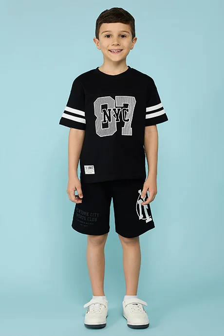 أر أند بي Printed Shorts Pyjama Set