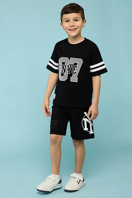 أر أند بي Printed Shorts Pyjama Set