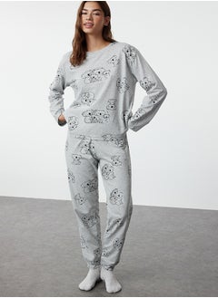 Gray Melange Cotton Animal Pattern Knitted Pajama Set THMAW25PT00020 - pzsku/ZA9AFC6CB80657AE674B3Z/45/_/1730941023/c379dfe9-4da3-47b4-912c-d0f9c813db4c