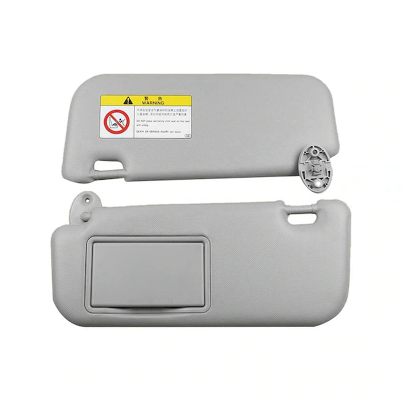 Car sun visor, sun visor accessories suitable for Corolla 2014-2018 74320-02B21 74310-02K91, driver and passenger, gray - Image 2
