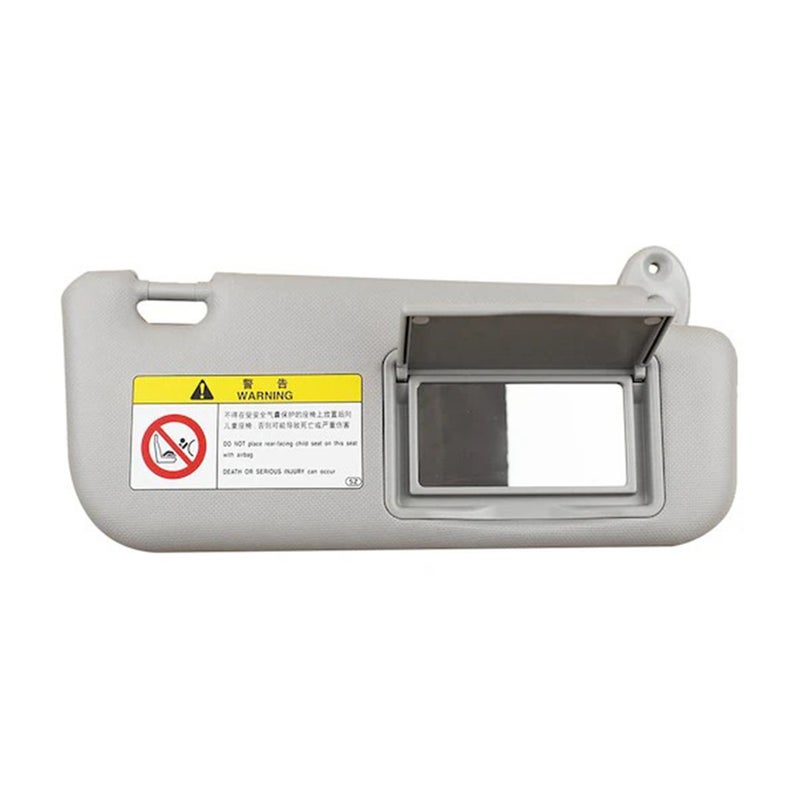 Car sun visor, sun visor accessories suitable for Corolla 2014-2018 74320-02B21 74310-02K91, driver and passenger, gray - Image 4