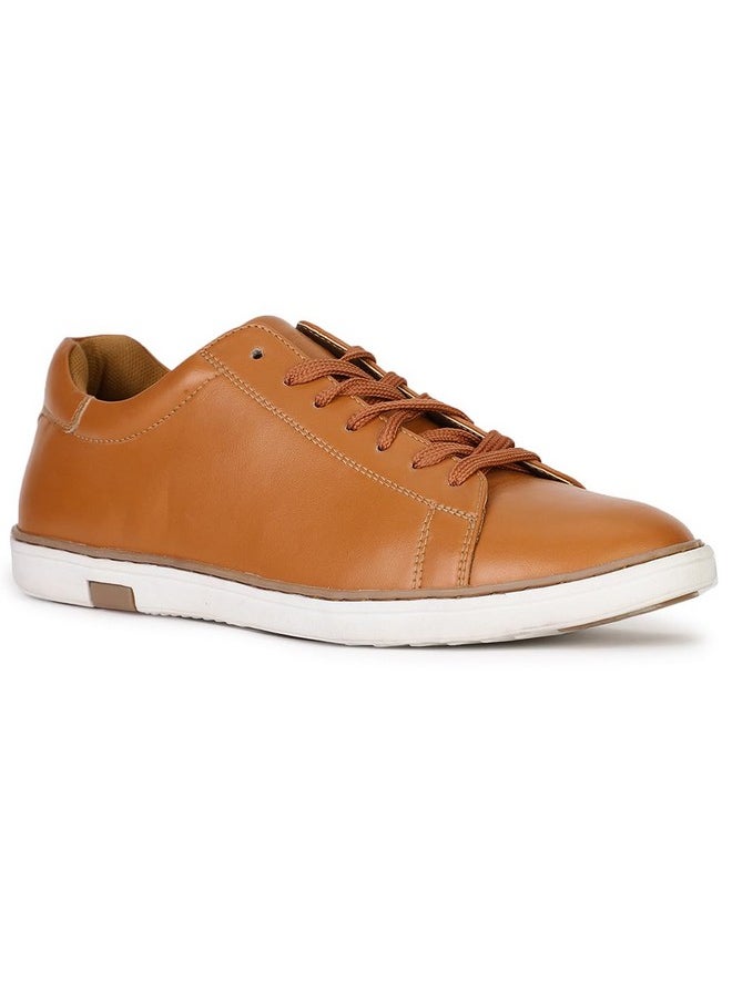 Hush Puppies - Hush Puppies Mens Shack LACE 1 E Light Brown Sneaker - 8 UK (8213576) - Image 1