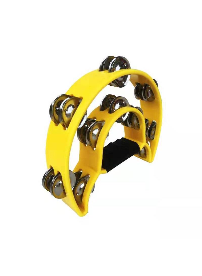 Orff Kids Toy Tambourine Dual Jingle Bell Yellow - pzsku/ZA9AFE44D2EBF86AED7B9Z/45/_/1732631240/2d97488d-bf20-4f87-993e-8d2c84c8082d