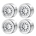 RCLIONS 4pcs1set Aluminum 1 Micro Beadlock Wheels Rims for All 124 Scale Axial SCX24 Deadbolt RC Crawler Car Upgrades Accessories - Image 2