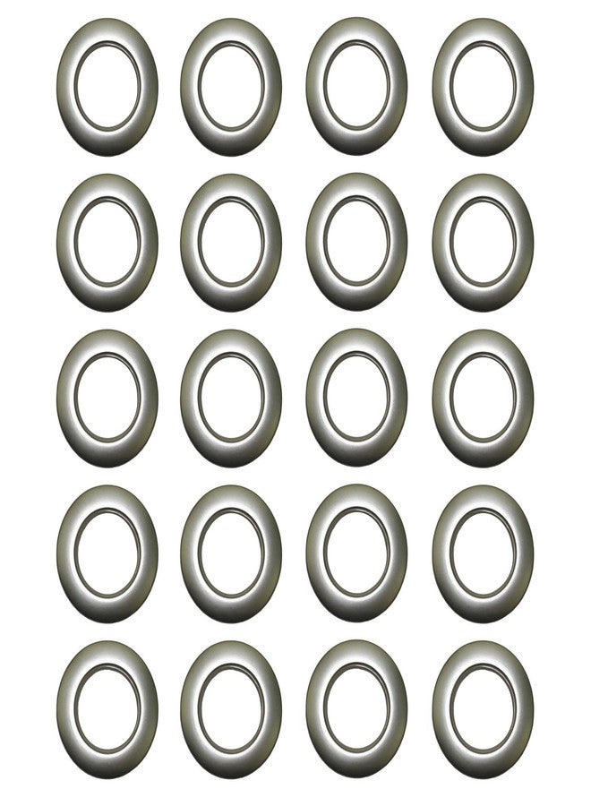 SWTool Selling Wonderful 1-9/16-Inch Inner Diameter Plastic Curtain Grommets 50-Pack (Silver) - Image 1