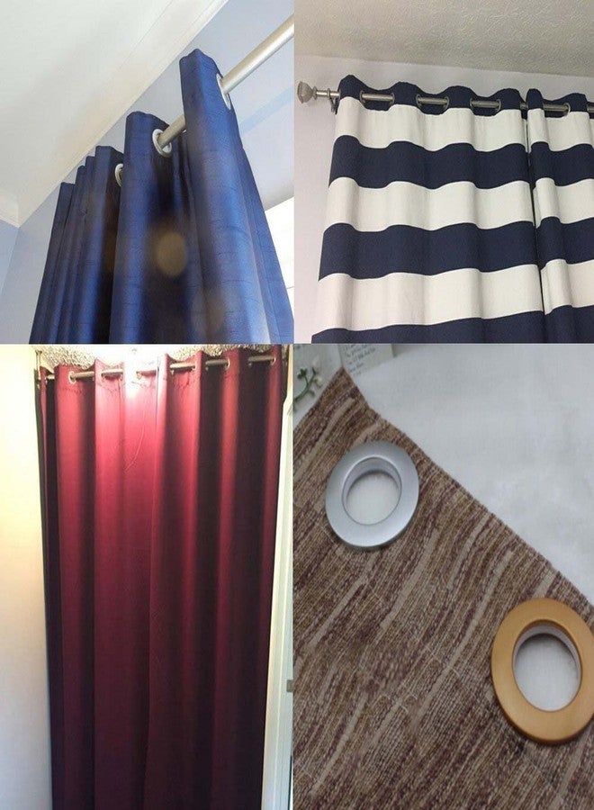 SWTool Selling Wonderful 1-9/16-Inch Inner Diameter Plastic Curtain Grommets 50-Pack (Silver) - Image 3