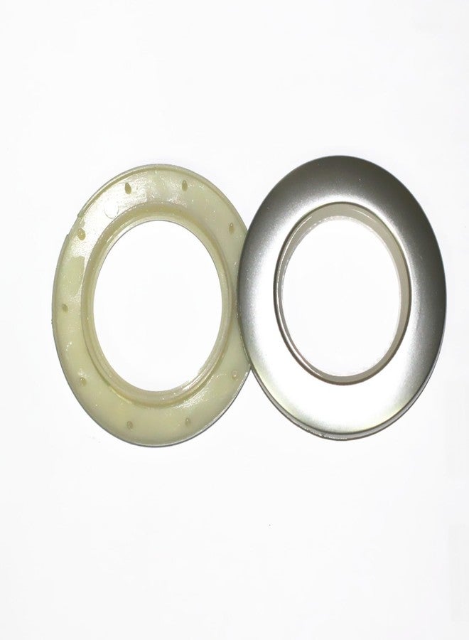 SWTool Selling Wonderful 1-9/16-Inch Inner Diameter Plastic Curtain Grommets 50-Pack (Silver) - Image 5