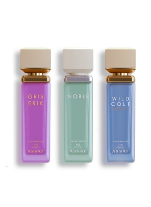 NOBLE 100 ML + GRIS ERIK 100 ML + WILD COLT 100 ML