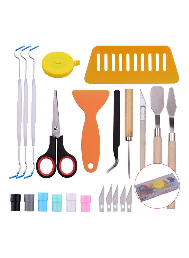 NIBEMINENT 24-Piece Craft Tools Set Multicolour - Image 1
