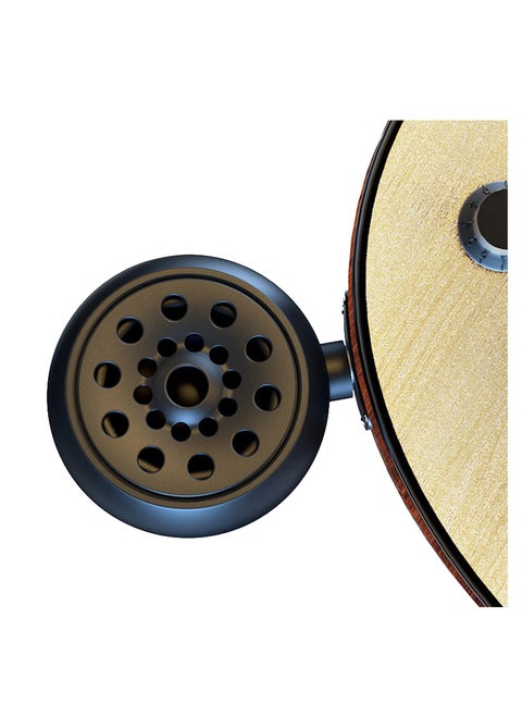 Mini Bluetooth Electric Guitar Amp with Big Speaker, Clean and Distortion Effects, Volume Control, Compact Design in Black