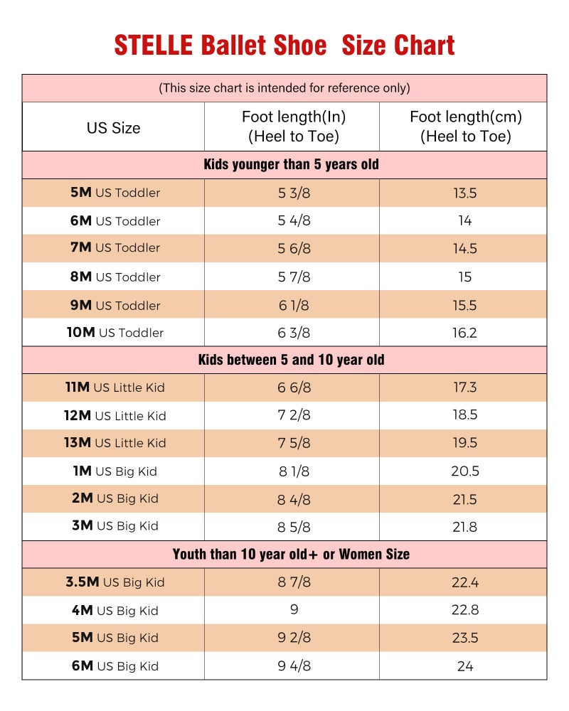 Stelle Ballet Shoes for Girls Women PU Leather Dance Slippers Boys Ballerina Shoes for Toddler/Little Kid/Big Kid/Women(Ballet Pink,9MT) - Image 5