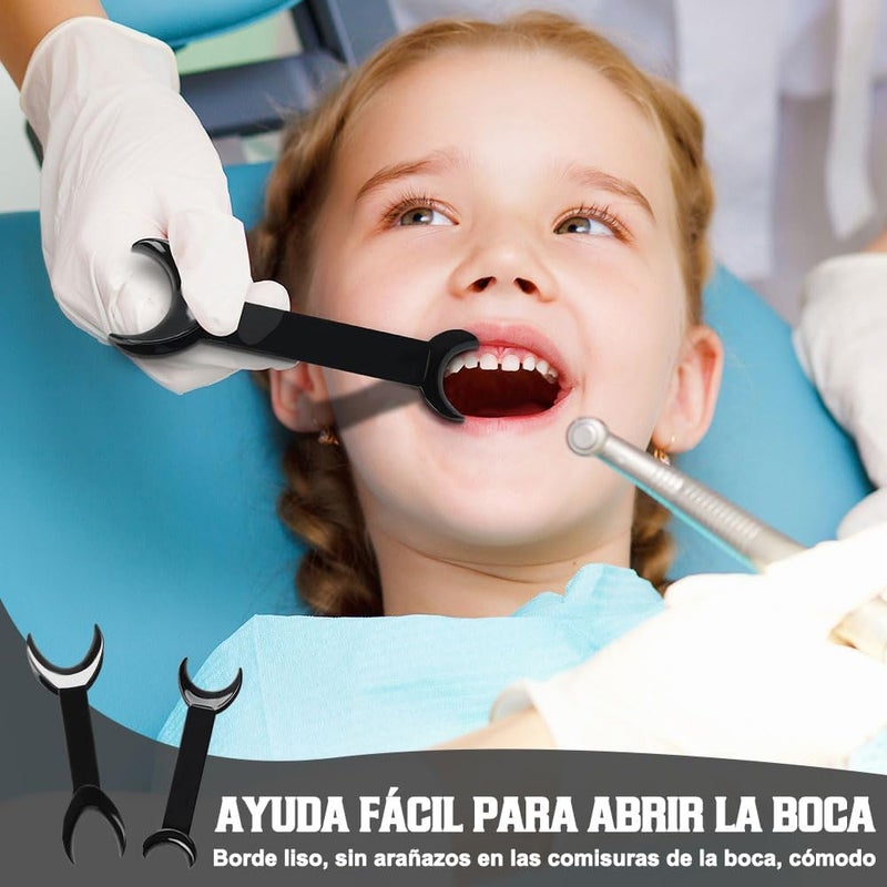 قطعة 8 من مفتاح الفم المزدوج الرأس على شكل T، مفتاح على شكل T، أداة تقويم أسنان لاسترخاء الشفاه، مفتاح الفم لاسترخاء الشفاه - Image 3