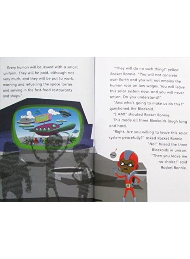 Bug Club Independent Fiction Year 4 Rocket Ronnie and the Bleekoids - Image 4