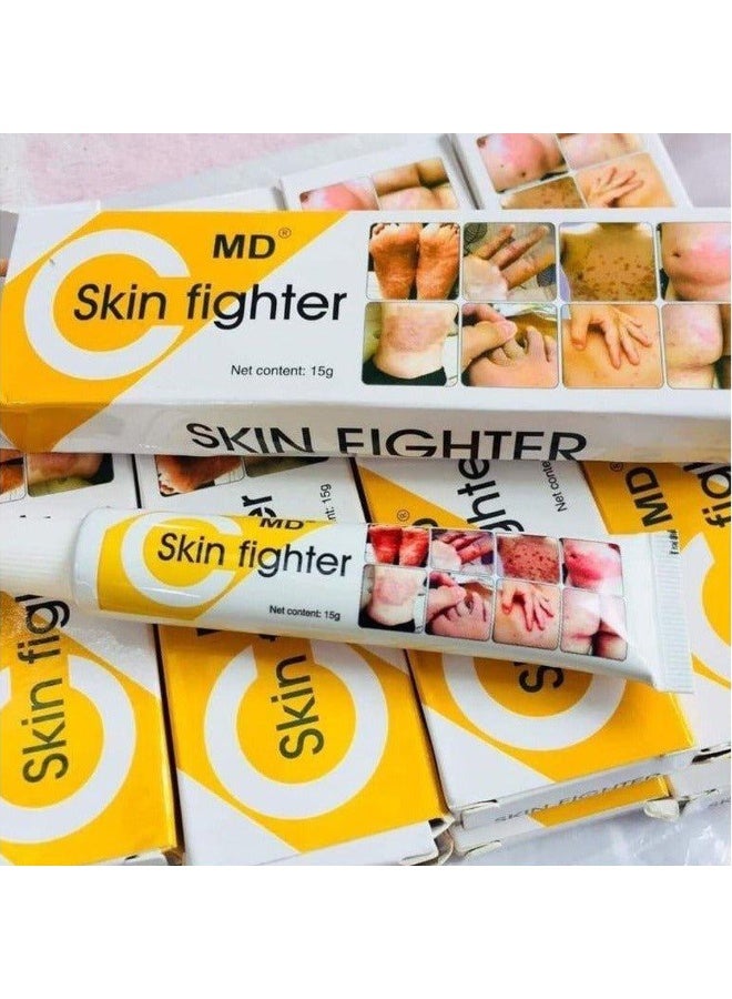 MD Skin Fighter Antifungal Skin Treatment Cream 15g – Multi-Purpose Topical Solution Designed to Help Relieve Fungal Skin Infections, Ringworm, Athlete’s Foot, Itching, Irritation, and Various Common Skin Conditions - Image 5