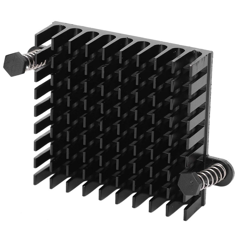 Black Aluminum Heat Sink 42x11x40mm 10pcs for CPU PCB Amplifiers Cooling - Image 5