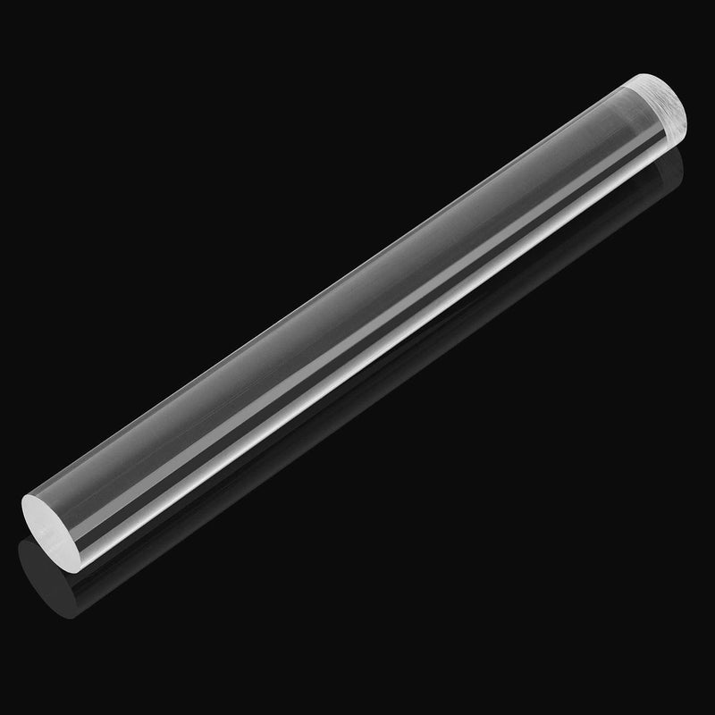 Augsun 1pcs Acrylic Clay Roller Acrylic Round Tube Roller Rolling Clay Bar Clear Clay Art Craft DIY Polymer Clay Tool - Image 1