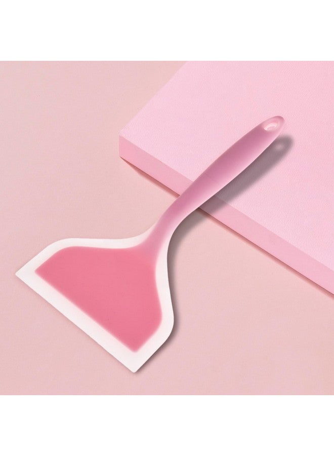 Kuber Industries Turner | Silicone Wide Spatula Turner | Spatulas Turner for Nonstick Cookware | Omelette Turner for Cooking | Kitchen Turners | New Big Spatula | Pack of 2 | Multi - Image 2