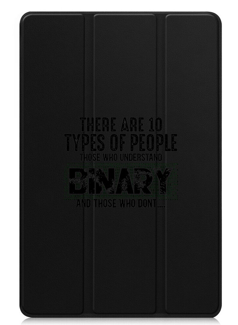 Theodor Protective Flip Case For Xiaomi Pad 7 & Xiaomi Pad 7 Pro With Trifold Stand Auto Wake Sleep Shockproof Cover - Binary Black - Image 1