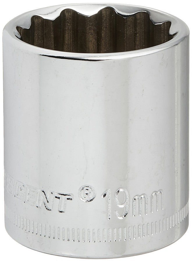 Crescent 3/8" Drive 12 Point Standard Metric Socket 19mm - CDS49N - Image 1