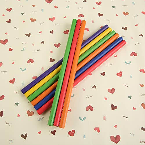 TDOCK 60 Pcs Rhythm Sticks for Kids Bulk, Wood Music Lummi Sticks, 6 Colors - Image 5