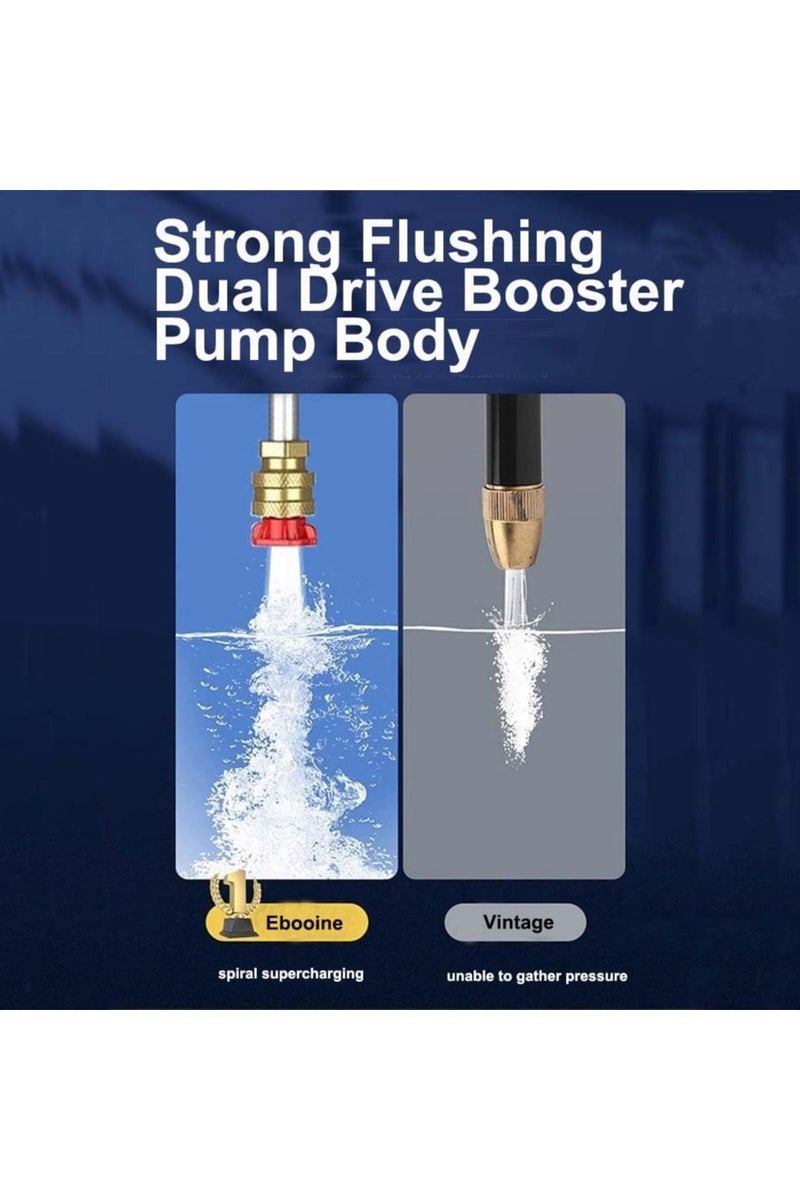 Wireless Charging Washer Water Spray Gun 30 Bar Pressure Lithium Battery Lasts 60 Minutes with Full Charge Portable High Pressure Car Washer for Cleaning Car Fence Walls Roof - Image 4