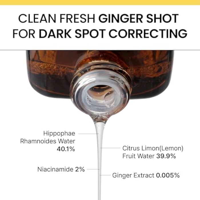 delphyr Ginger Vitamin C Shot Serum | Daily serum with Ginger Extract & Vitamin C | Targets dark spots and dullness | Korean vegan skincare for all skin types - Image 4