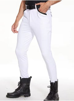 General Men Horse Riding Pants Knee Grip Equestrain Breeches Clothes Silicone Leggings Horseback Riding Tights  - Image 4