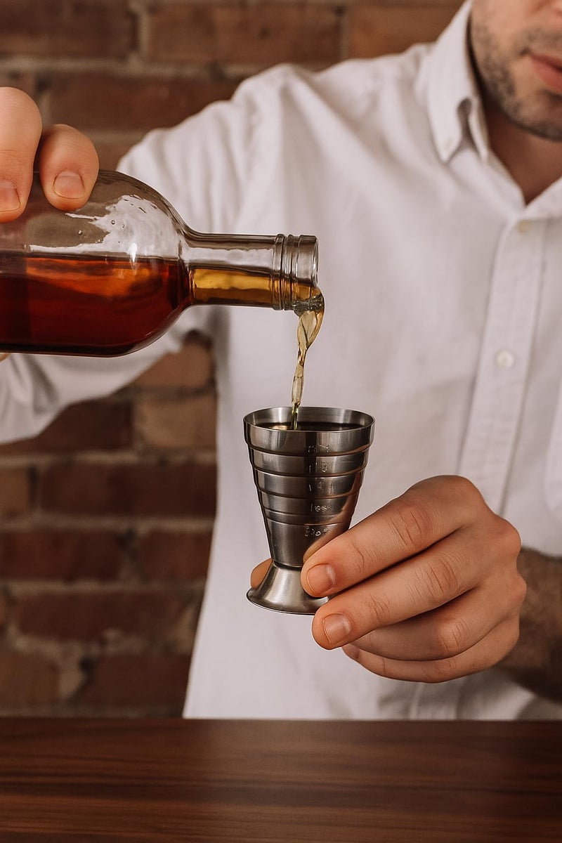 Multi-Level Stainless Steel Jigger Cup by Franmara