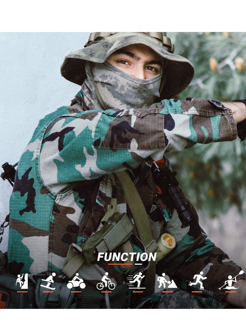 KASTWAVE Cycling Face Mask, Motorcycle Cycling Ski Mask, UV Protection Helmet Liner Windproof Outdoor Headwear Men Women, Sunscreen, Dustproof, Comfortable, Skin-Friendly and Breathable - Image 4