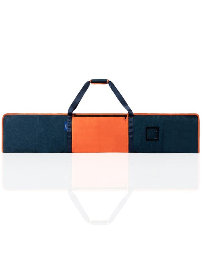 ZELARMAN Premium Guide Rail Bag, Double Side Track Saw Bag, Protective Carrying Case for 55-60 Inch Guide Rail Tracks - Image 1