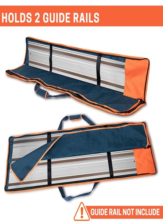 ZELARMAN Premium Guide Rail Bag, Double Side Track Saw Bag, Protective Carrying Case for 55-60 Inch Guide Rail Tracks - Image 3