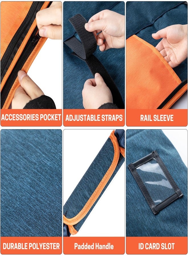 ZELARMAN Premium Guide Rail Bag, Double Side Track Saw Bag, Protective Carrying Case for 55-60 Inch Guide Rail Tracks - Image 4