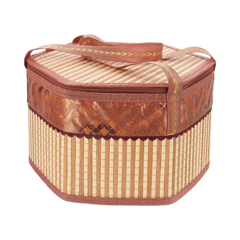 Woven Crab Storage Basket with Handle Portable for Home and Festival Use - Image 2