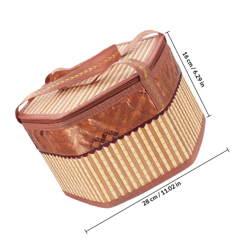 Woven Crab Storage Basket with Handle Portable for Home and Festival Use - Image 3