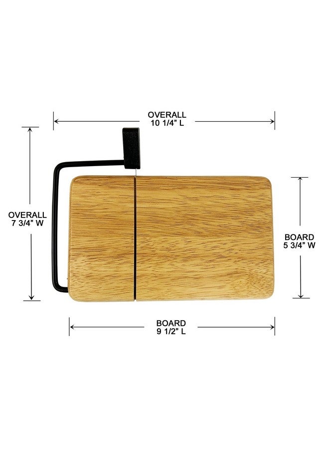 PRODYNE Prodyne Wood, Stainless Steel Cheese Slice, Black  - Image 3