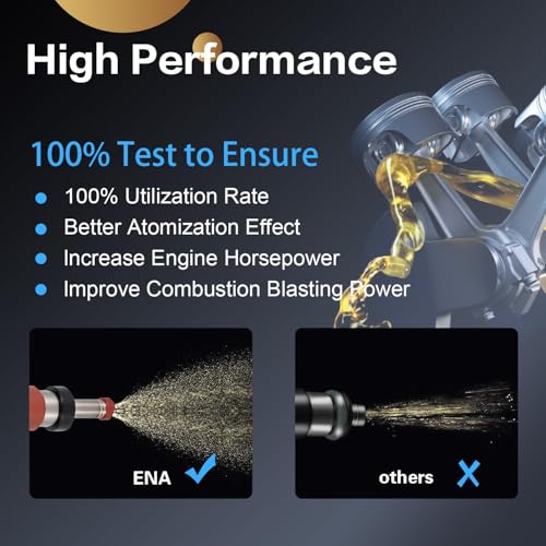 ENA مجموعة من 6 حقن وقود متوافقة مع تويوتا لكزس سيينا أفالون هايلاندر فينزا RAV4 كامري ES350 RX350 V6 3.5L 2005 2006 2007 2008 2009 2010 2011 2012 2013 2014 2015 استبدال لـ FJ763 - Image 4