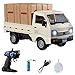Hylukon 116 Scale RC Crawler Kei Truck RC Transport Pickup Truck with Light Spray 24Ghz Remote Control Car Toys for Teen Adults Rear Compartment Transport Goods - Image 2