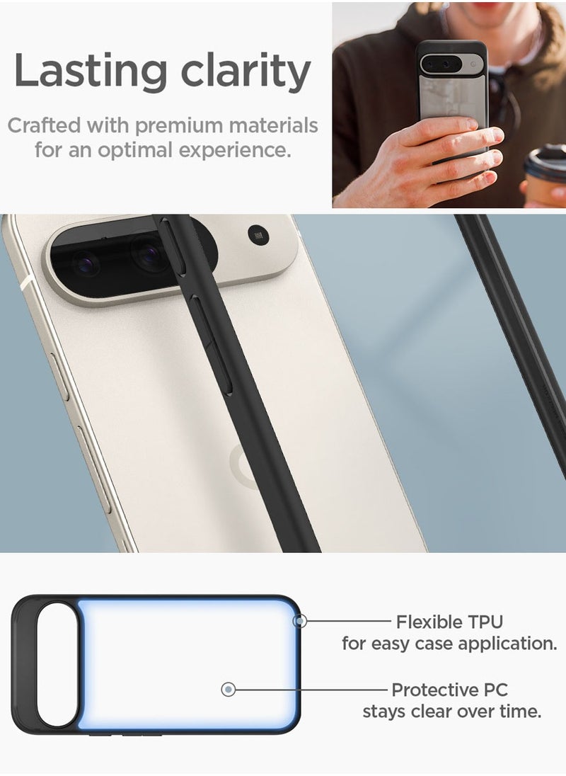 Spigen Ultra Hybrid Google Pixel 9 Case / Pixel 9 PRO Case Cover - Matte Black  - Image 4