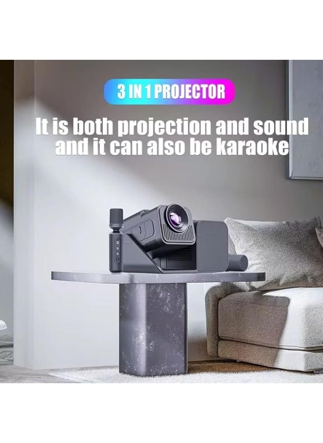 سمارت باري جهاز عرض Smartberry HT36 بدقة 4K عالية الوضوح، تركيز يدوي، سرعة نطاق 5G ثنائي، مدخل HD، سعة بطارية 4000 مللي أمبير/ساعة، واي فاي، بلوتوث، نظام تشغيل أندرويد 11.0، مسرح منزلي، أفلام، ألعاب فيديو، اجتماعات عمل مكتبية  - Image 3