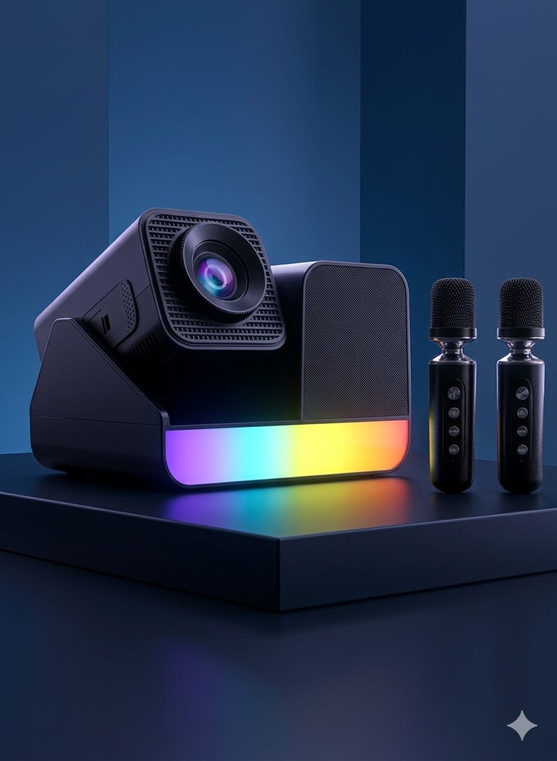 Smartbarry HT36 4K High-definition Manual Focusing 5G Dual Band Speed,HD Input Capacity WiFi Bluetooth Projector Android 11.0 Home Theater, Movies,Video Gaming, Office Work Meetings Projector - Image 5