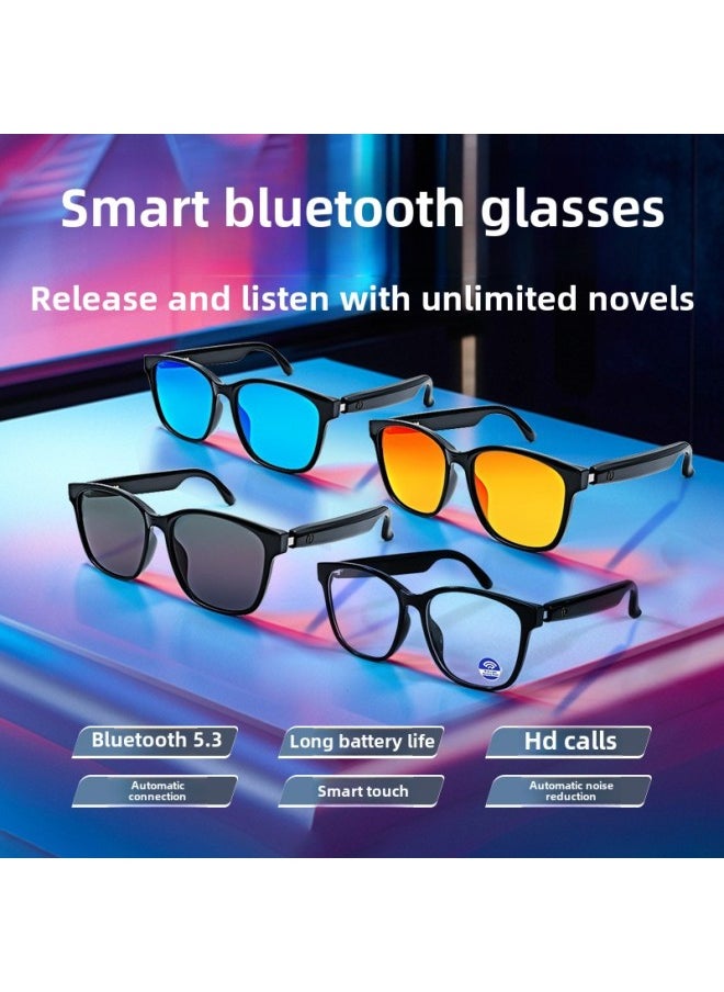 Generic Smart Bluetooth Glasses GS08 Song Call Navigation Anti-ultraviolet Polarized Lens Foreign Trade-Color:Black  - Image 5