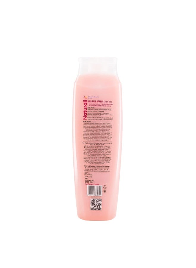 Naturali Hairfall Arrest Shampoo with Red Onion & Bhringraj | Controls Hairfall | Paraben and Sulphate Free | Hairfall Shampoo for Men & Women | 200 ml - Image 4
