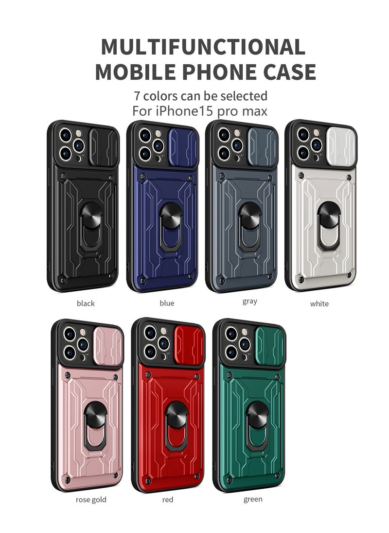 GULFLINK Back Cover Phone Protection Case For iPhone 15pro max Green  - Image 2