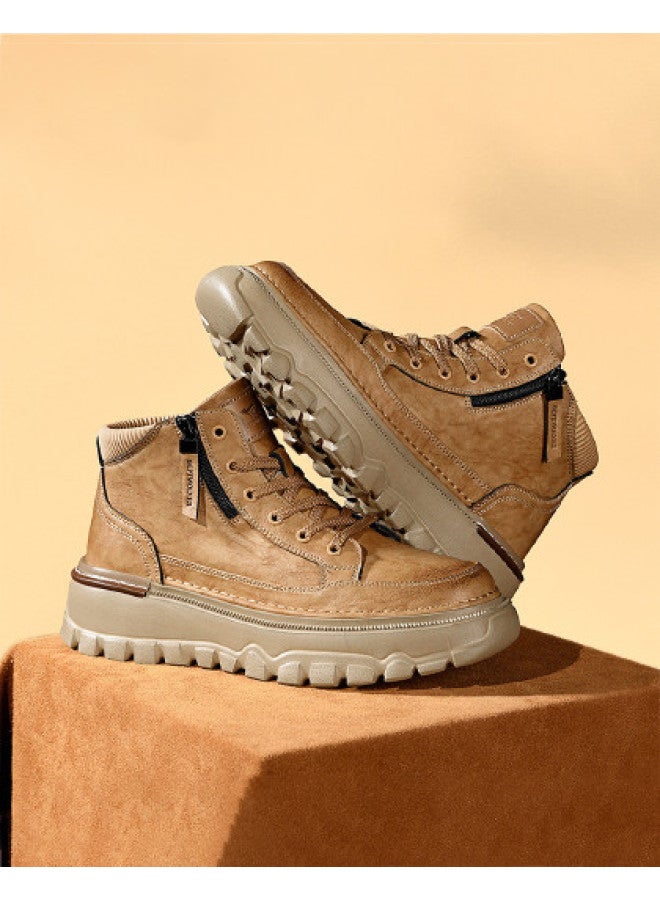 سيبتولفز 【retro Workwear】 أحذية مارتن للرجال لمدة 25 عامًا، نعل سميك لزيادة الطول، أحذية رجالية خارجية عصرية، أحذية رجالية مريحة وعصرية - Image 1