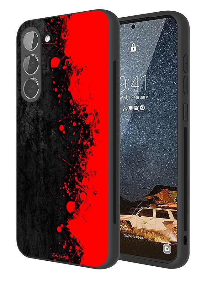 Tolwak Samsung Galaxy S23 5G Protective Case Cover Paint Abstract Pattern - Image 1