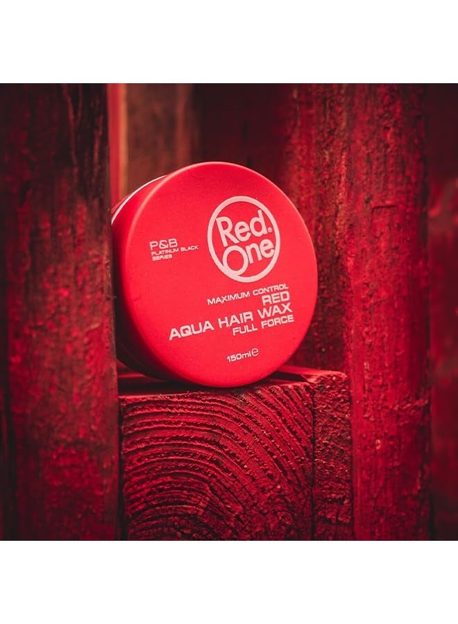 Red One Red One Aqua Hair Wax 150ml Red  - Image 4
