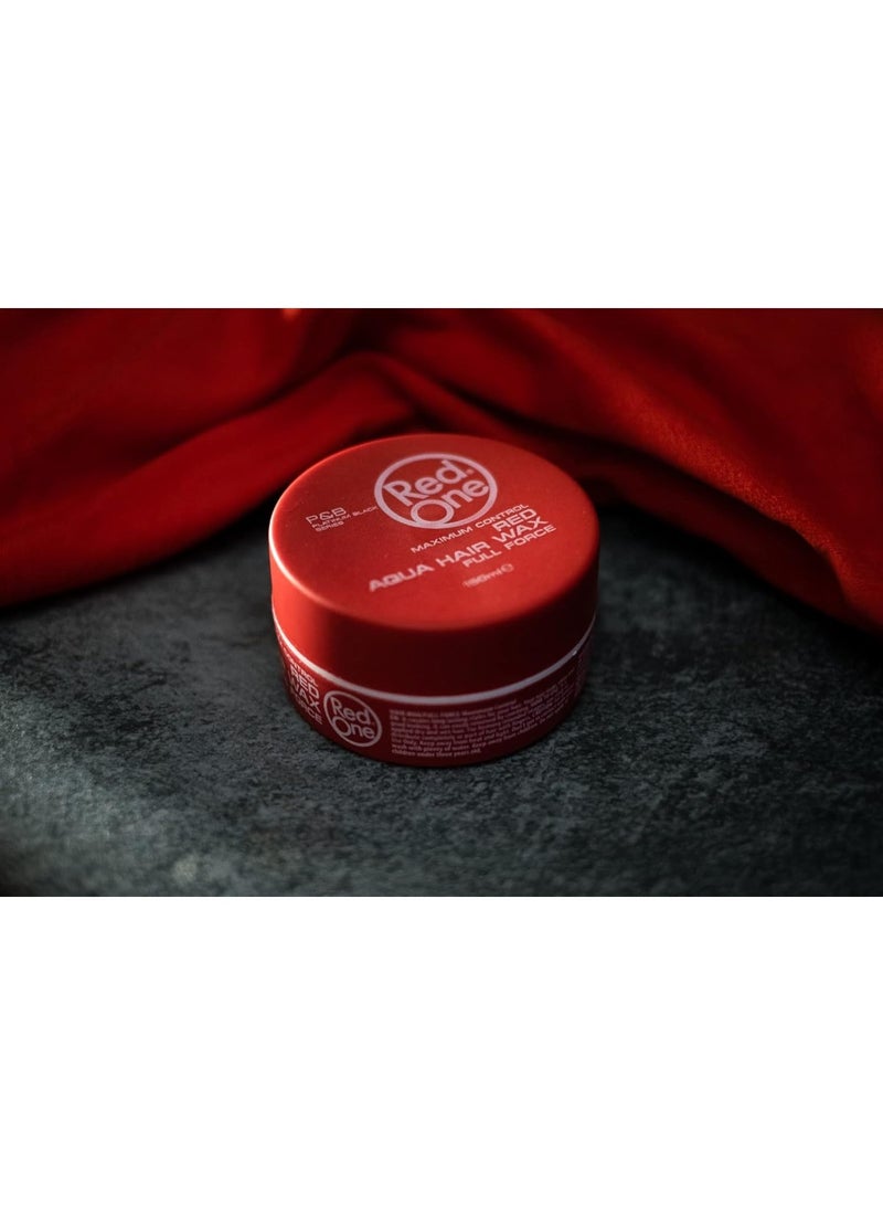 Red One Red One Aqua Hair Wax 150ml Red  - Image 3