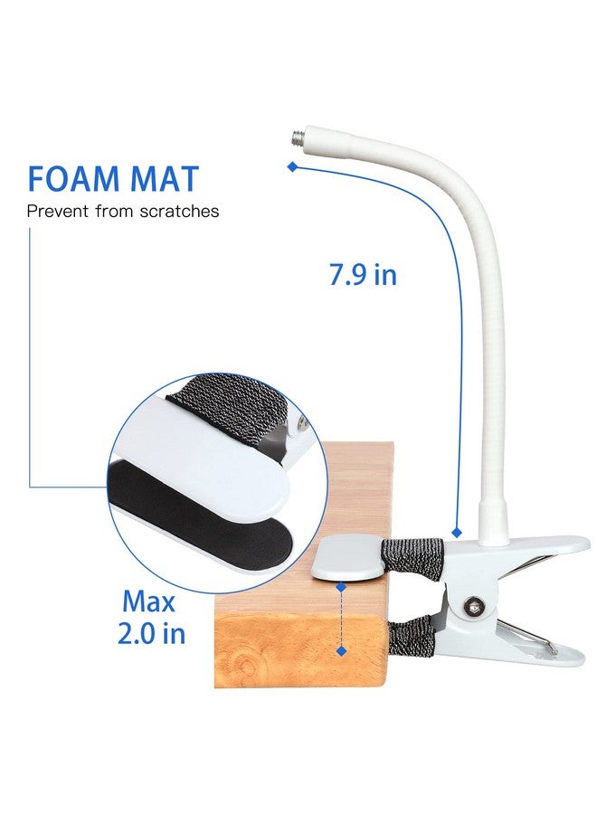 iTODOS Flexible Clip Clamp Mount Compatible With Infant Optics Dxr8 And Dxr8 Pro Baby Monitor 8Inches Flexible Long Gooseneck Arm Attach Your Baby Camera Wherever You Like Without Any Tools - Image 4