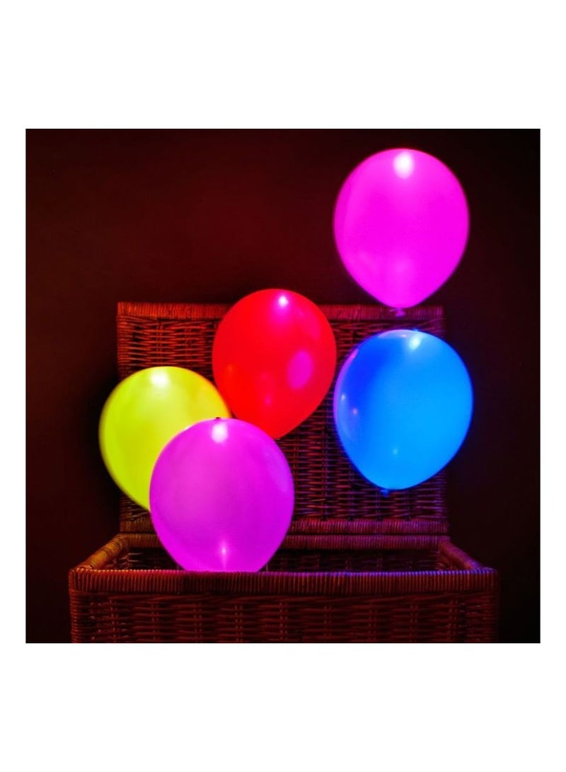 هايلاند 20 قطعة من بالونات LED مضيئة في الظلام لأعياد الميلاد والذكرى السنوية وديكور الحفلات الليلية - Image 5